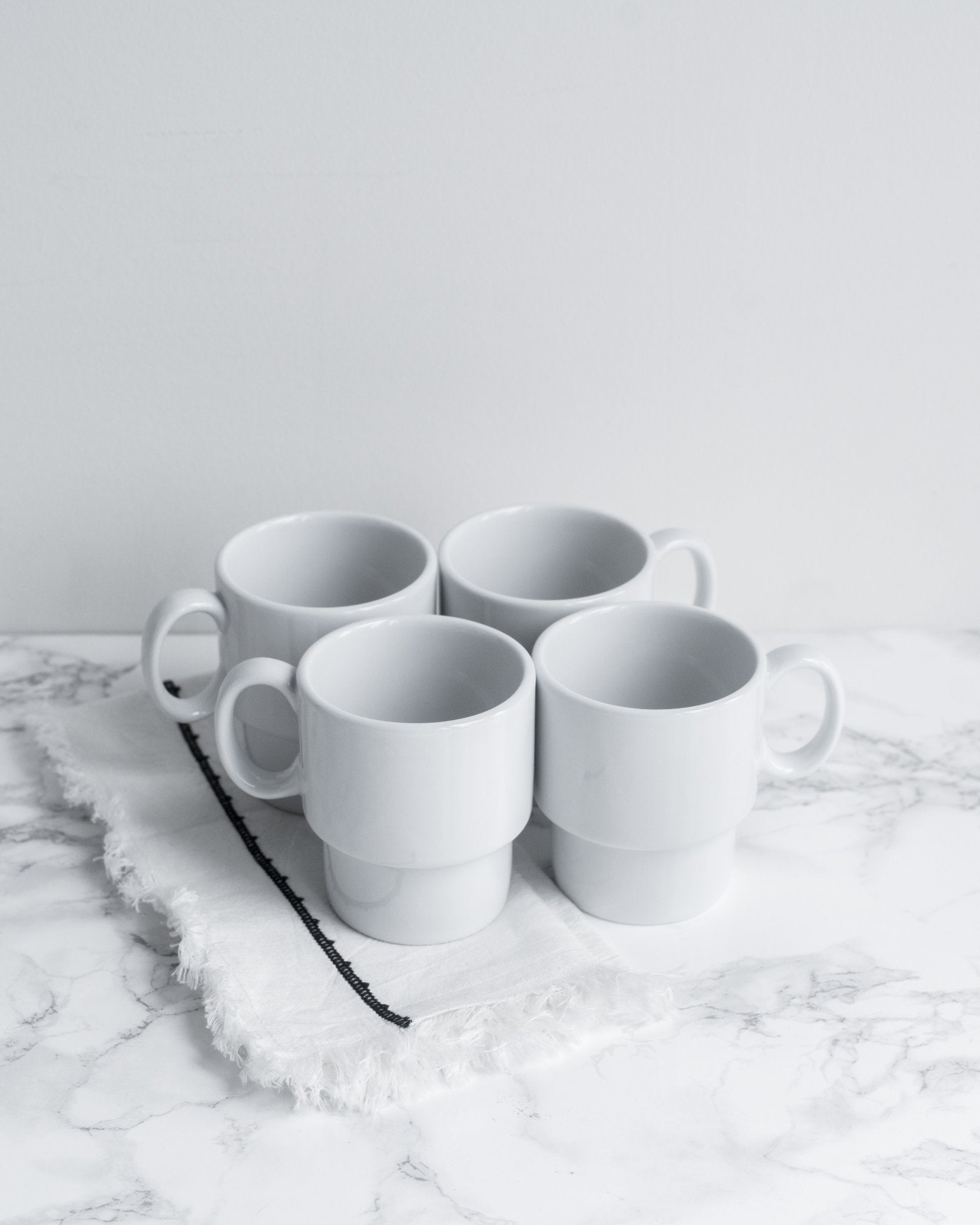 Santorini Stackable Mug 10oz - Set of 6